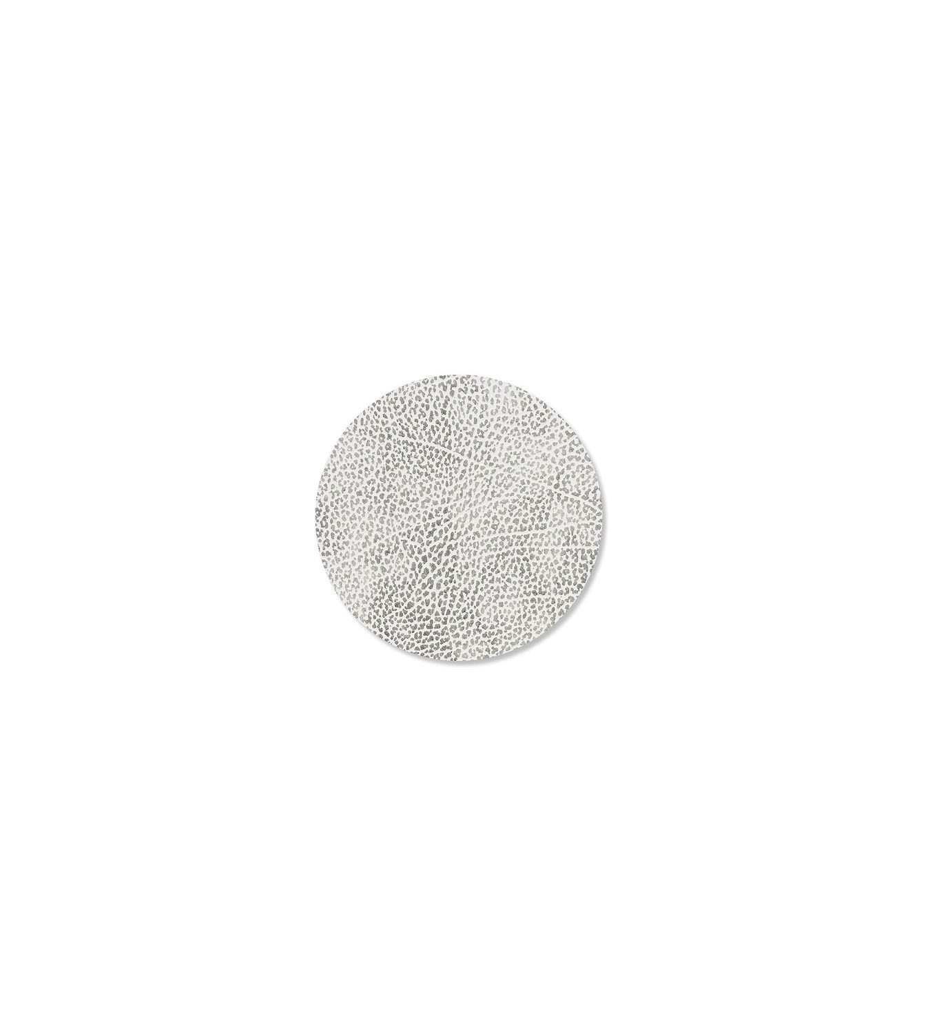 Lind DNA - Sottobicchiere Hippo Circle White-Grey 10 cm