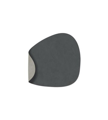 Lind DNA - Tovaglietta Double Curve Nupo anthracite/Nupo light grey 24x28 cm