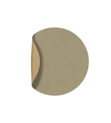 Lind DNA - Tovaglietta Double Circle Nupo Herbal Dust/Nupo Khaki 30 cm