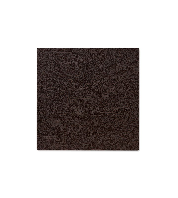 Lind DNA - Tovaglietta Bull Square Brown 28x28 cm