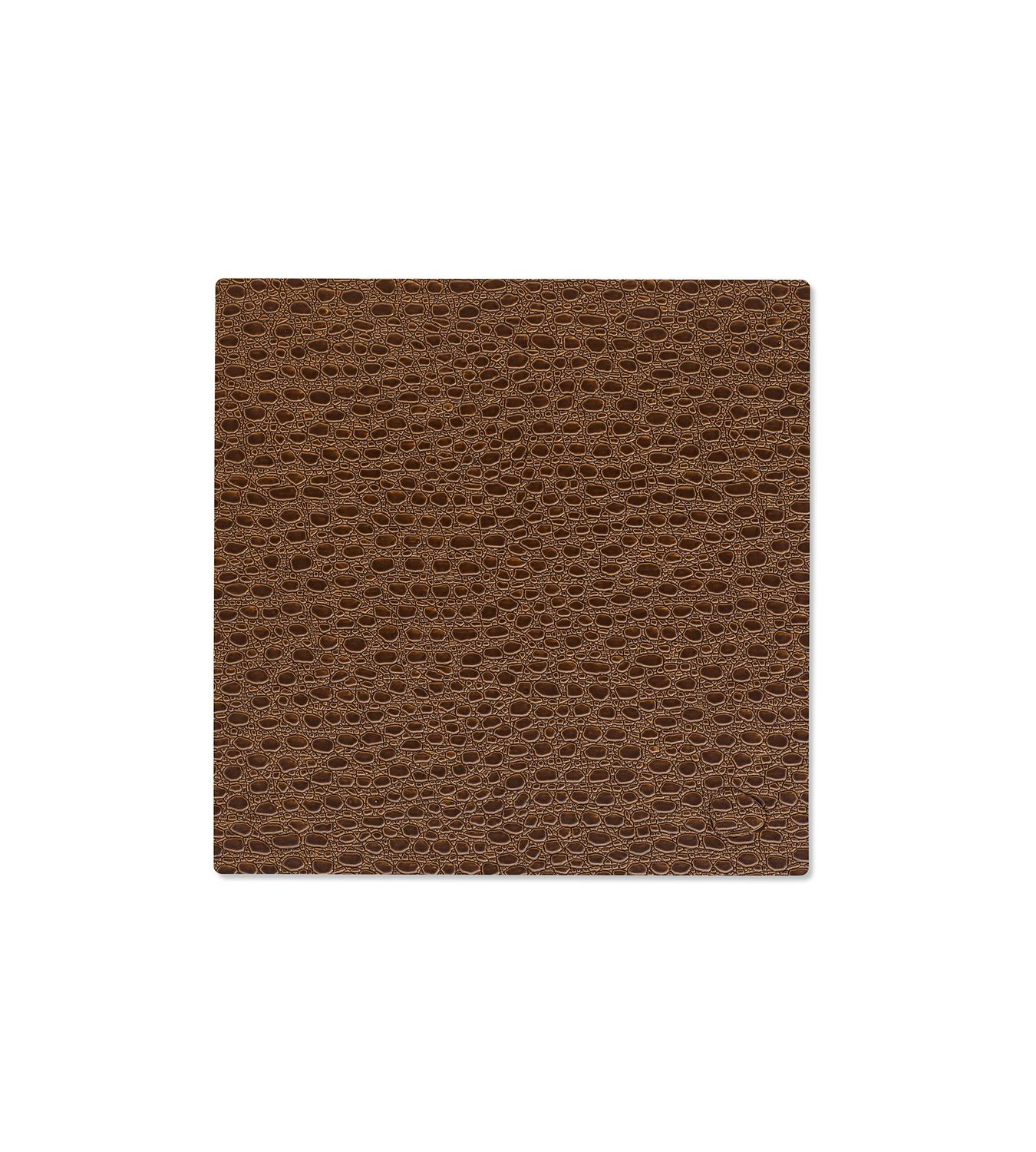 Lind DNA - Tovaglietta Lace Square Brown 28x28 cm