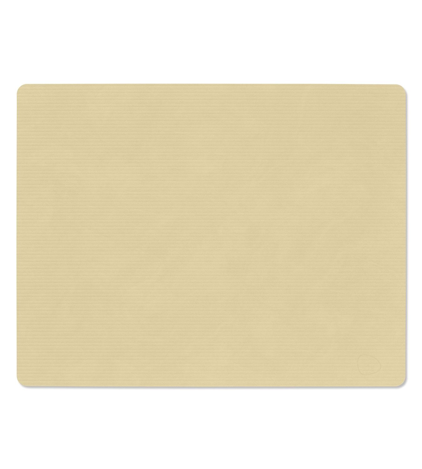 Lind DNA - Tovaglietta Corduroy Square Lemon Sorbet 35x45 cm