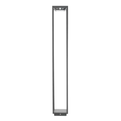 Lampada da terra 100 x 14 cm Home Solar Grigio Scuro - Zafferano