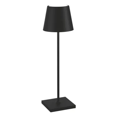 Lampada da tavolo 38 x 11 cm Poldina Nero - Zafferano