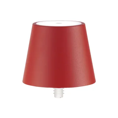 Lampada da tavolo 11,1 x 11,1 cm Poldina Stopper Rosso - Zafferano