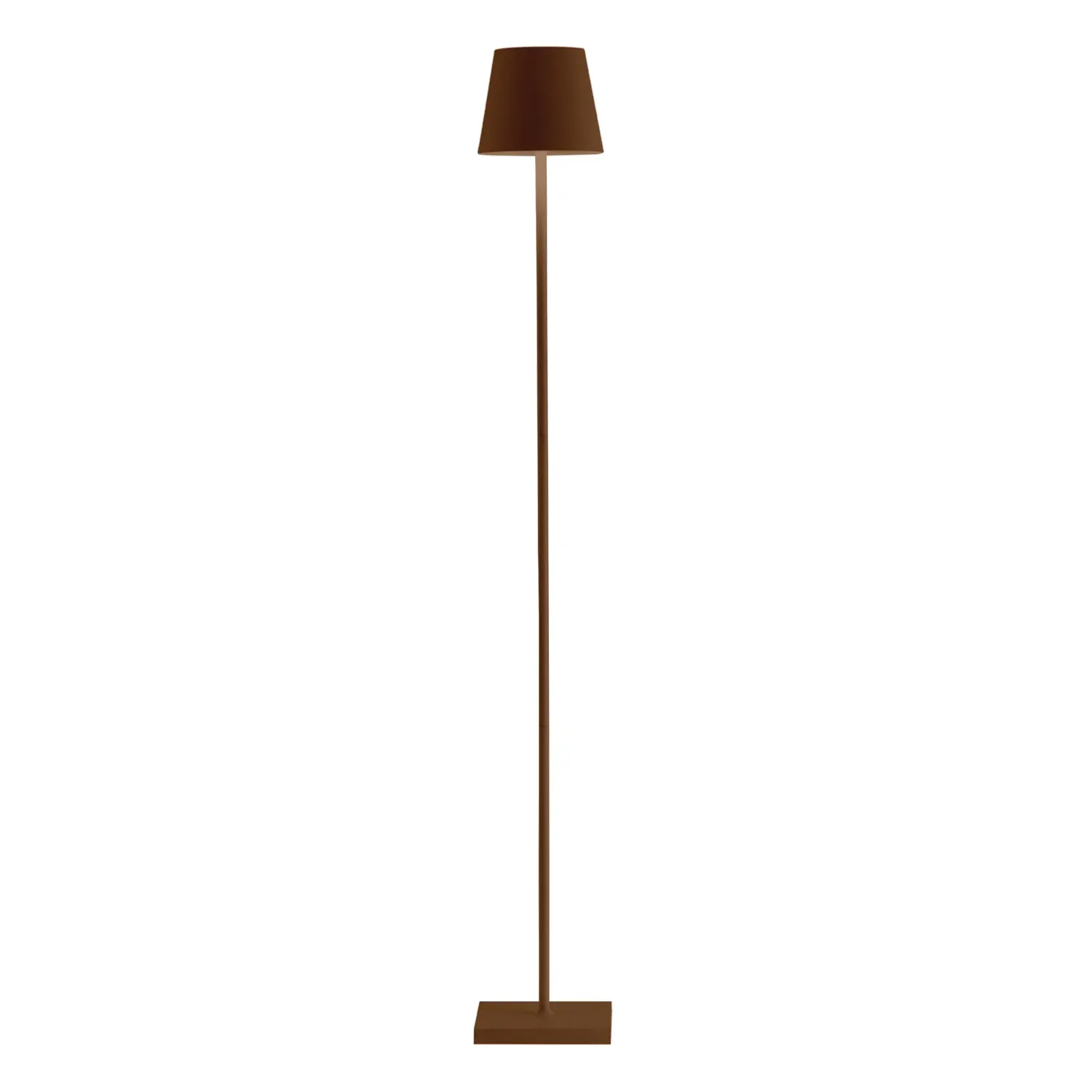 Lampada da terra 122 x 17 cm Poldina L Corten - Zafferano
