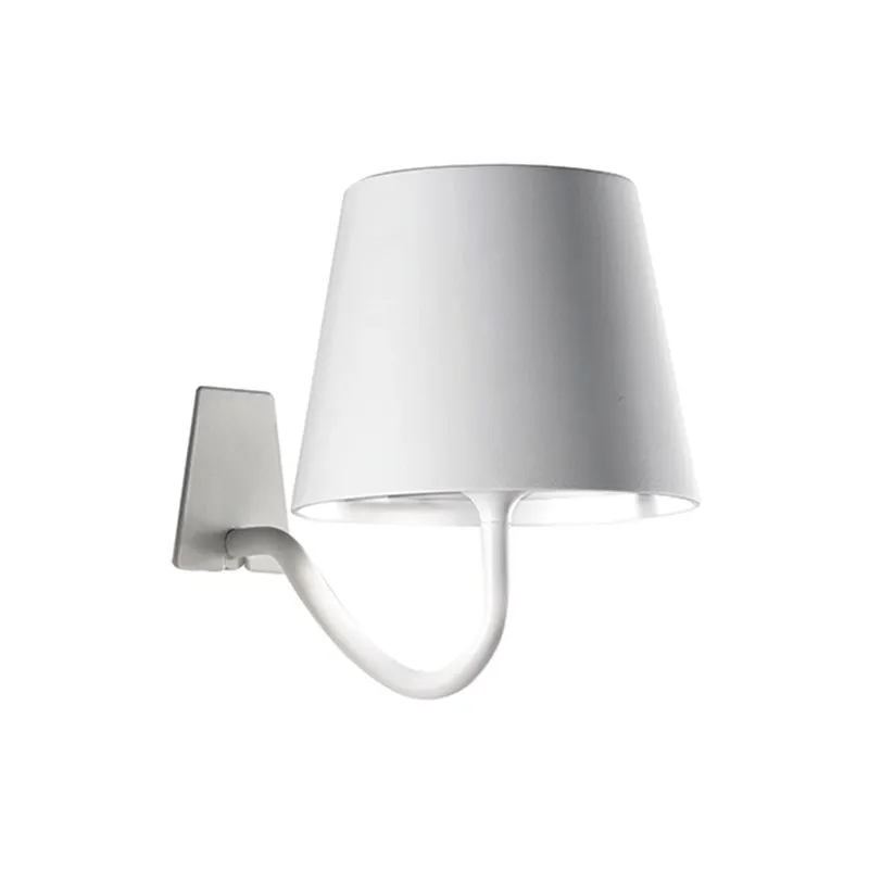 Lampada da parete 15,8 x 11 cm Poldina Bianco - Zafferano