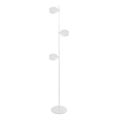 Lampada a terra 3 luci 160 x 25 cm Super O Bianco - Zafferano