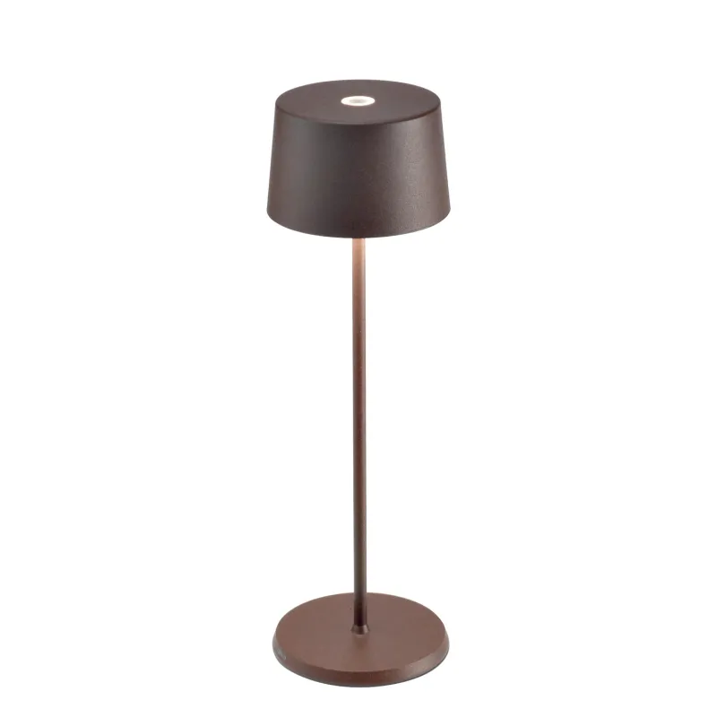 Lampada da tavolo 35 x 11 cm Olivia Corten - Zafferano