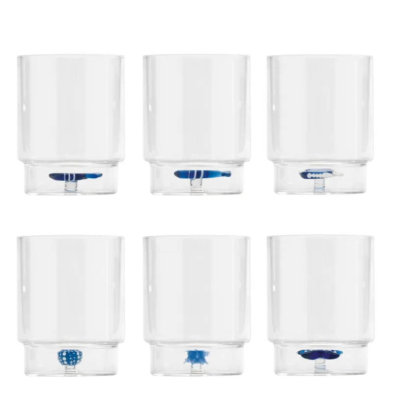 Tumbler 6 pezzi 35 cl Teca Mare Stella marina - Zafferano