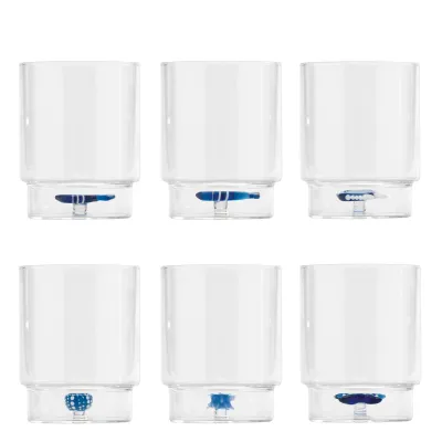 Tumbler 6 pezzi 35 cl Teca Mare Stella marina - Zafferano