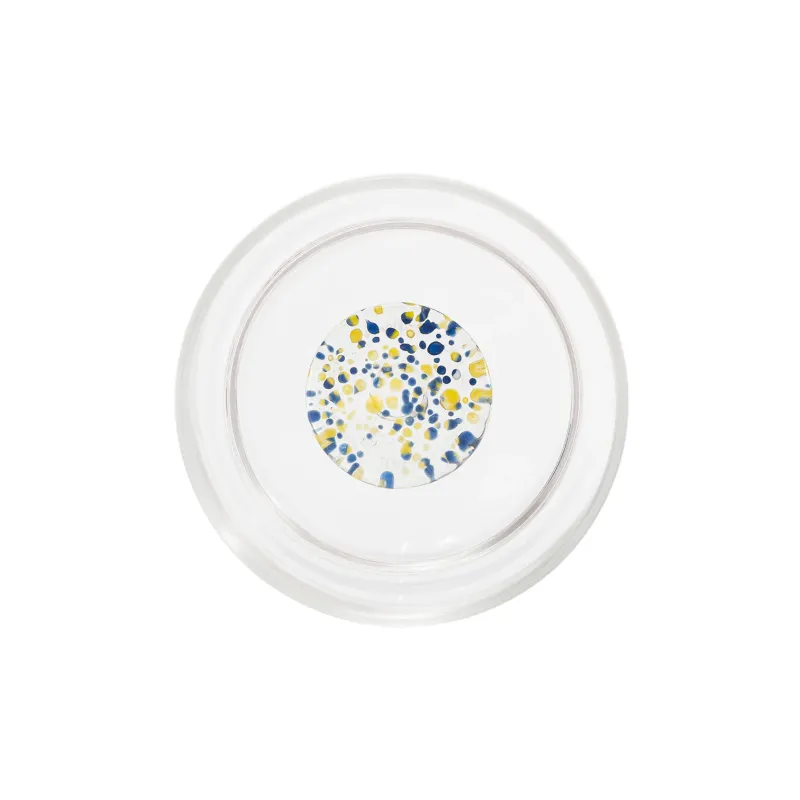 Tumbler 35 cl Teca Terrazzo Blu/Giallo - Zafferano