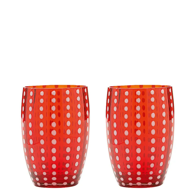 Tumbler 32 cl Perle Rosso - Zafferano