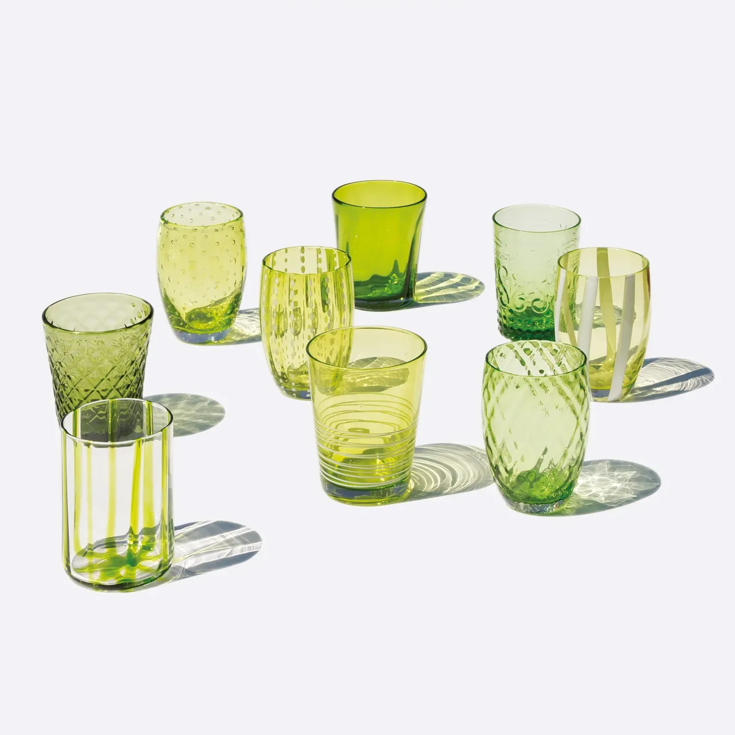 Tumbler 6 pezzi Melting Pot Verde - Zafferano