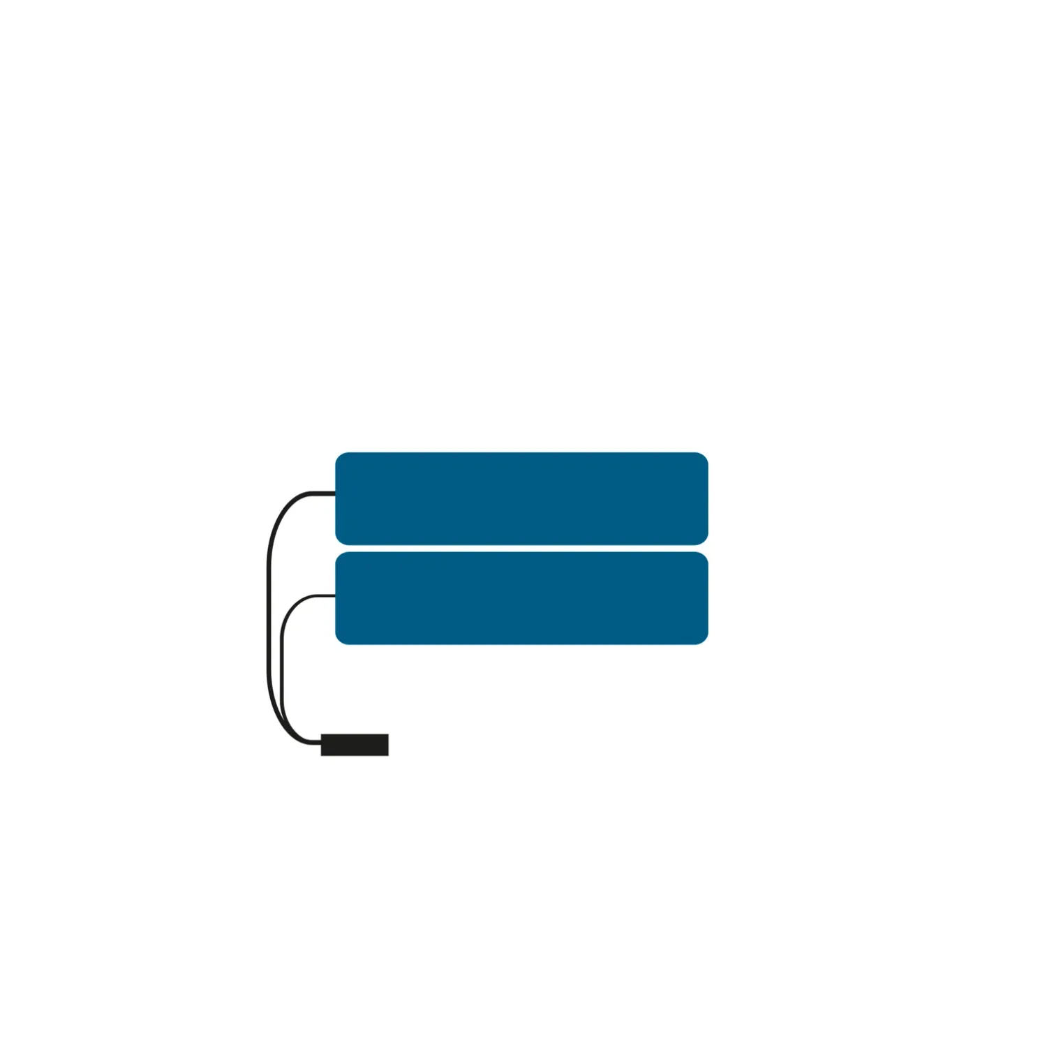 Pacco batteria sostitutiva doppia - Zafferano