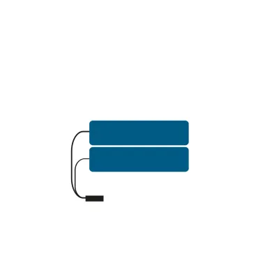 Pacco batteria sostitutiva doppia - Zafferano