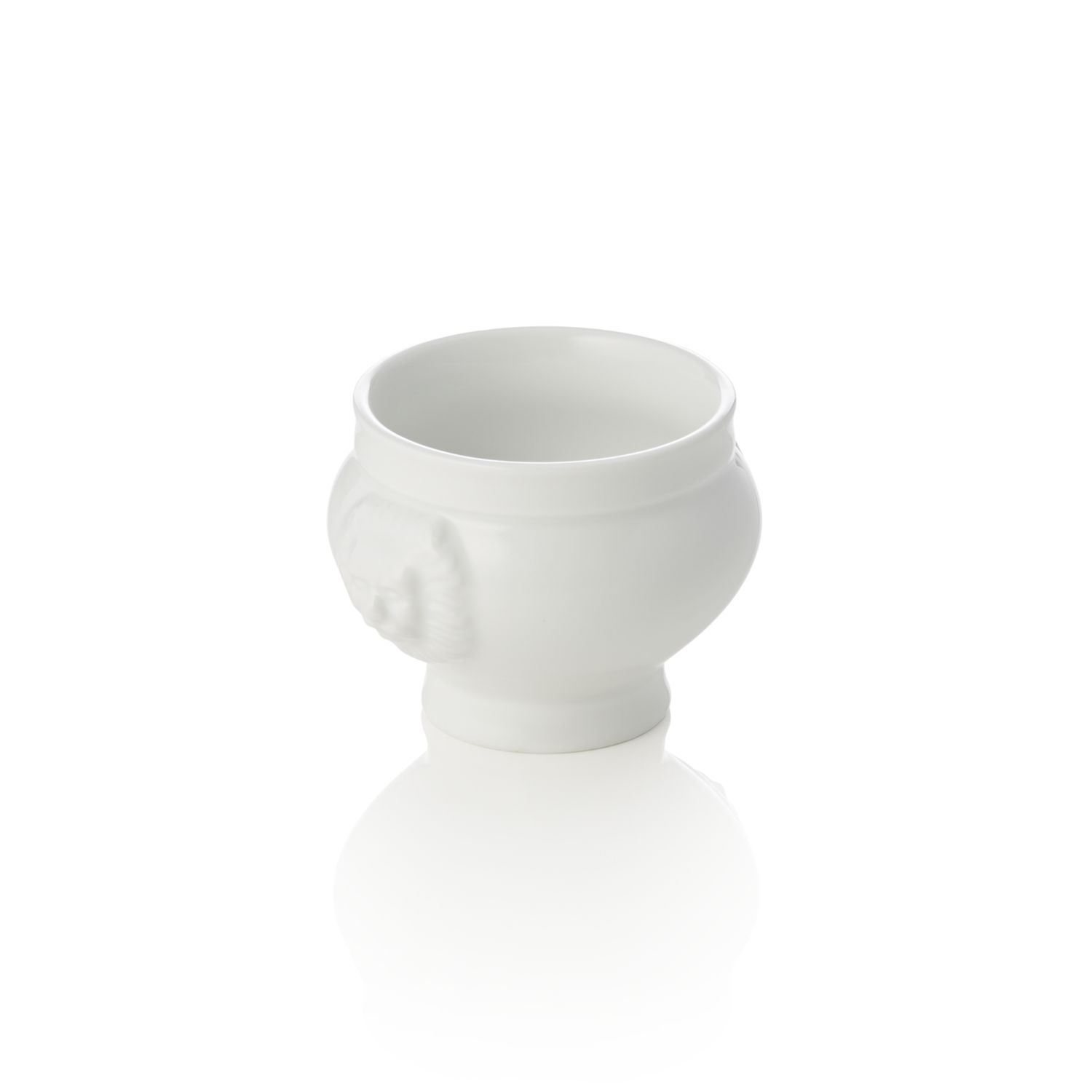 Tirolix - Mini zuppiera con testa di leone 50 ml Italia White