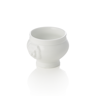 Tirolix - Zuppiera con testa di leone 120 ml Italia White