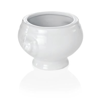 Tirolix - Mini zuppiera con testa di leone 100 ml Italia White