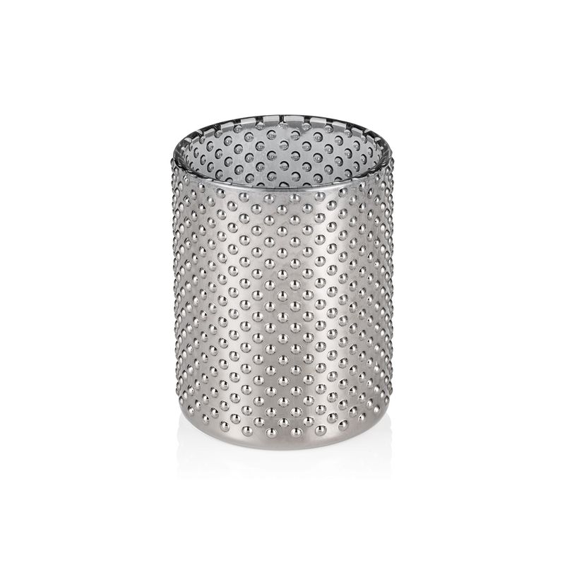 Tirolix - Portacandela 8 x 10 cm Metallico Nubs