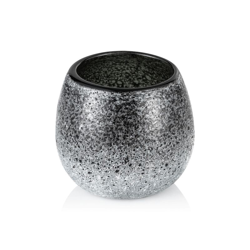 Tirolix - Portacandela 9,5 cm Grigio Frosted