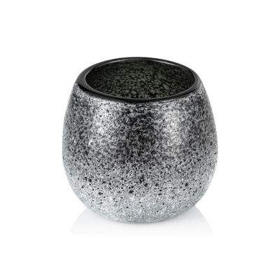 Tirolix - Portacandela 9,5 cm Grigio Frosted