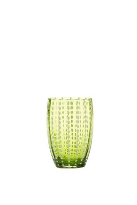 Tumbler 32 cl Perle Verde mela - Zafferano