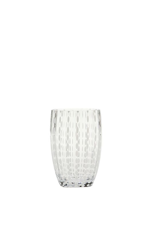 Tumbler 32 cl Perle Trasparente - Zafferano