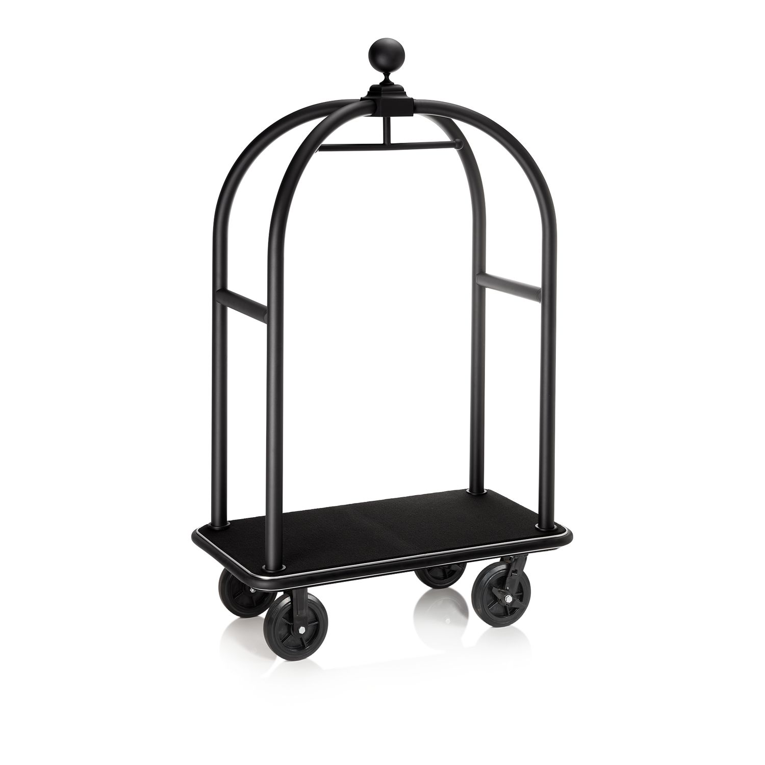 Tirolix - Carrello portabagagli 112 x 60 x 190 cm Nero Drift