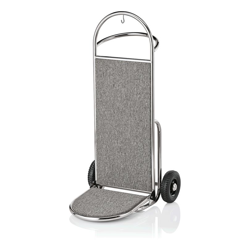 Tirolix - Carrello portabagagli 61 x 70 x 120 cm Argento Sprint