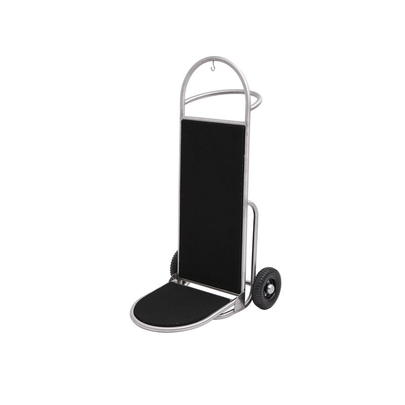 Tirolix - Carrello portabagagli 61 x 70 x 120 cm Nero/Argento Sprint