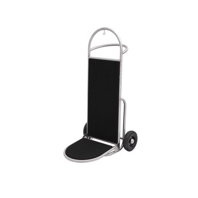 Tirolix - Carrello portabagagli 61 x 70 x 120 cm Nero/Argento Sprint