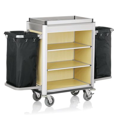Tirolix - Carrello da servizio 155 x 55 x 116 cm Avorio Isabella