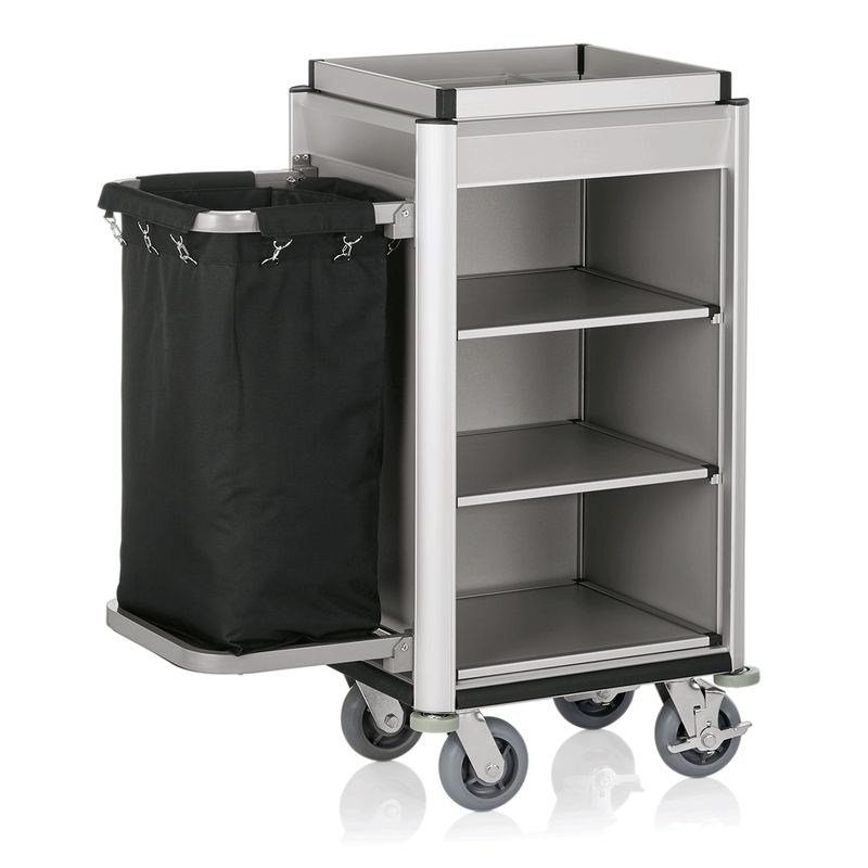 Tirolix - Carrello da servizio 95 x 55 x 34 cm Grigio Isabella