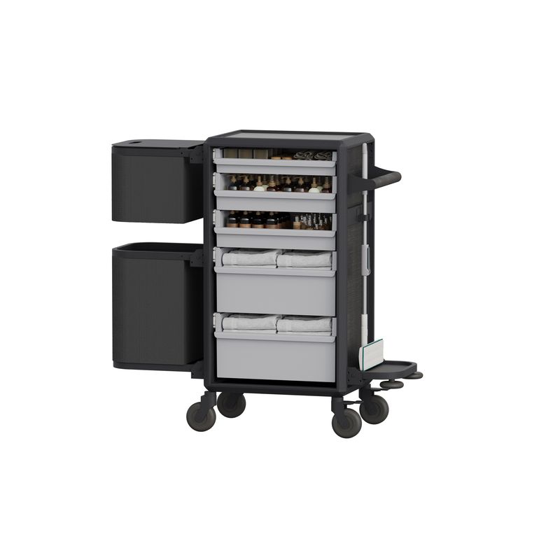 Tirolix - Carrello per pulire 70 x 50 x 105 cm