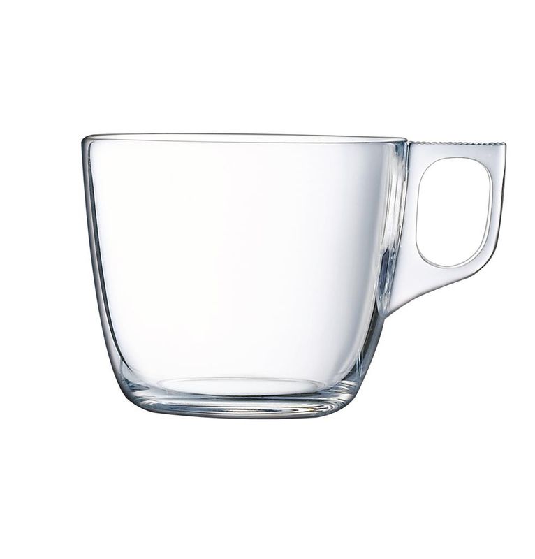 Tazza cappuccino 22 cl Arcoroc Voluto in vetro temperato per uso horeca professionale resistente
