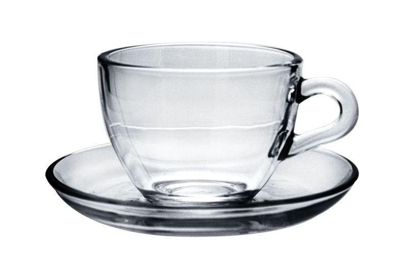 Pasabahce - Tazza Cappuccino Con Piatto 24 cl Basic
