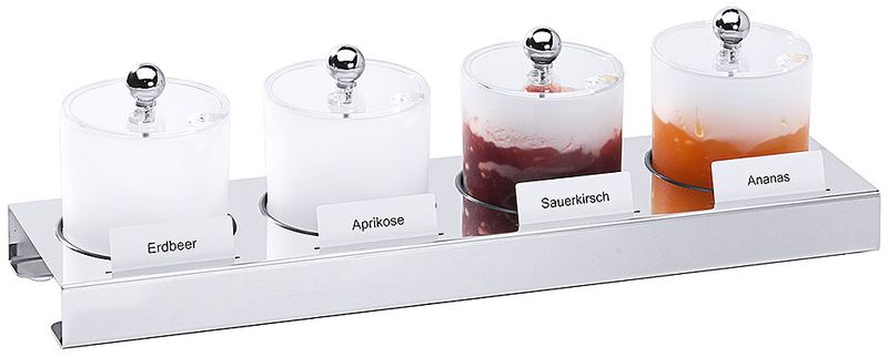Stand for 4 jams 52.5 x 10.5 cm - Contacto