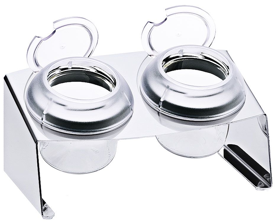 Stand for 2 jam jars 25 x 14 cm - Contacto