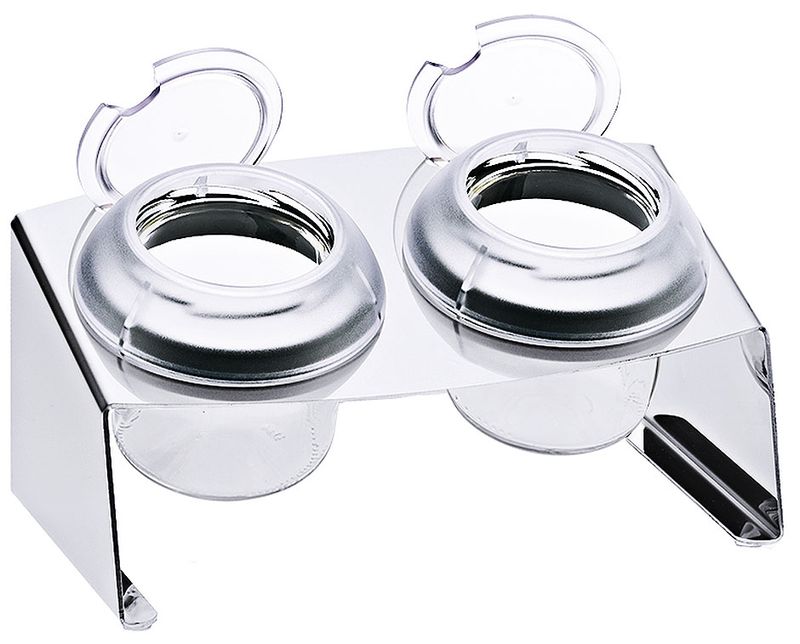 Stand for 2 jam jars 25 x 14 cm - Contacto