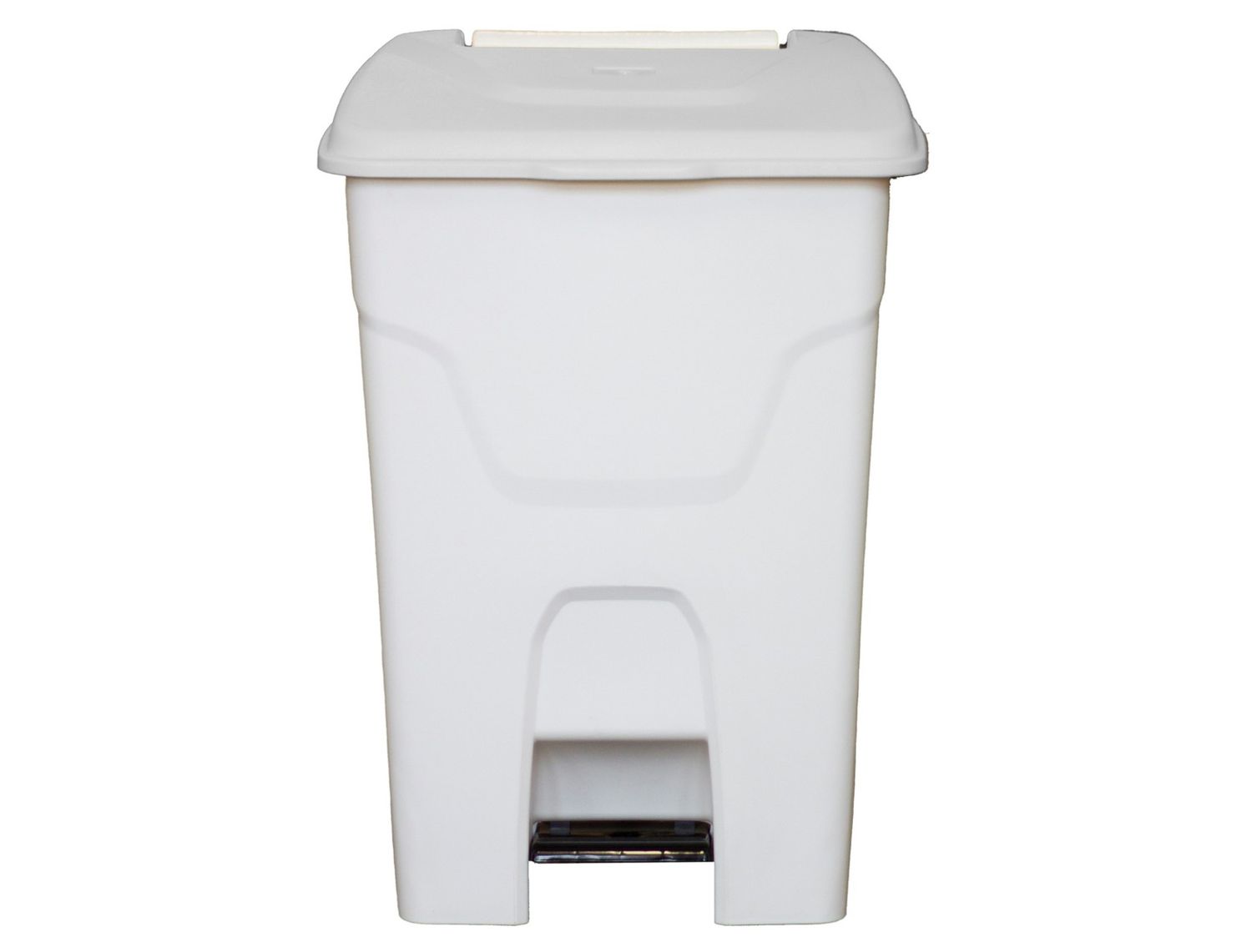 Pattumiera con pedale 80 l Bianco - Stil Casa