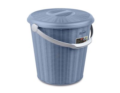 Stefanplast - Abfalleimer 20 l Weiß Elegance