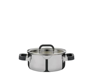 Spring - ​Pentola bassa con coperchio 16 cm Fusion2+