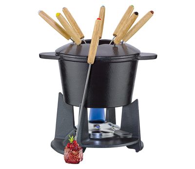 Spring - Set di fonduta nera 16 cm Grenoble
