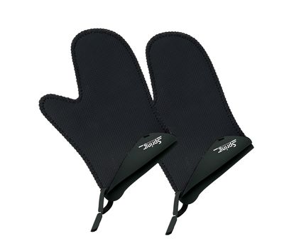 Spring - Guanto da cucina corto nero 23 x 15 cm Spring Grips