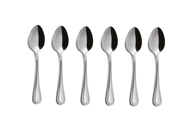 Comas - Set 6 cucchiaini caffè 13,8 cm Bilbao XL