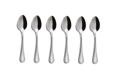 Comas - Set 6 cucchiaini caffè 13,8 cm Bilbao XL