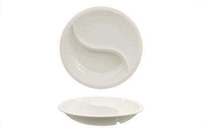 Ariane - Piatto gastronorm 2 scomparti 34 cm Buffet