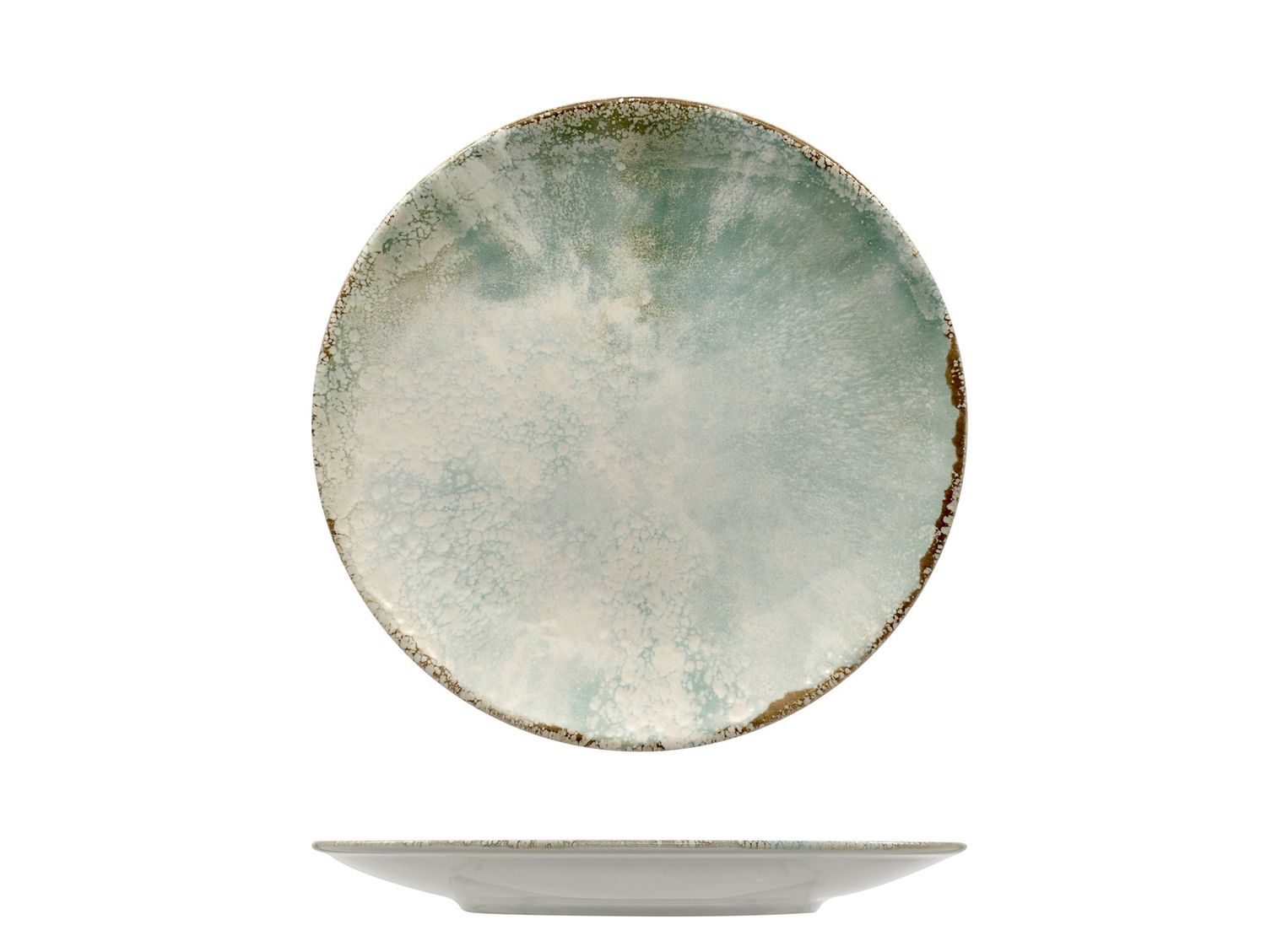 Mesa - Flat Coupe Plate 21 cm Matcha