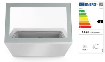 Hendi - Vetrina per congelamento del gelato 230V/210W